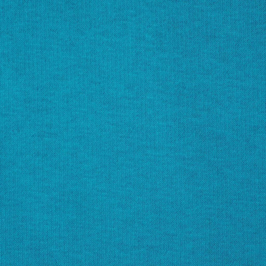 Heavy Sweat Stoff 70% CO uni helltürkis